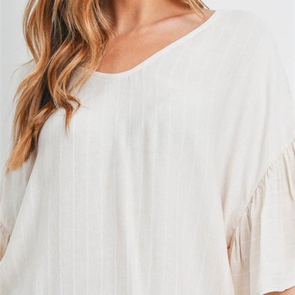 Nude Boho Style top - Picture 5 of 10